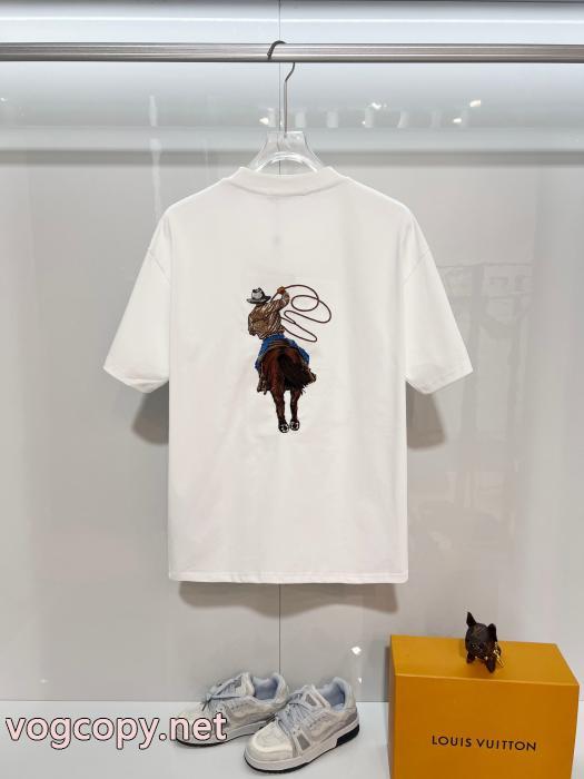 肌触りのいい   最新 話題沸騰中 超激安価格Tシャツブランド レプリカLOUIS VUITTON_0_1