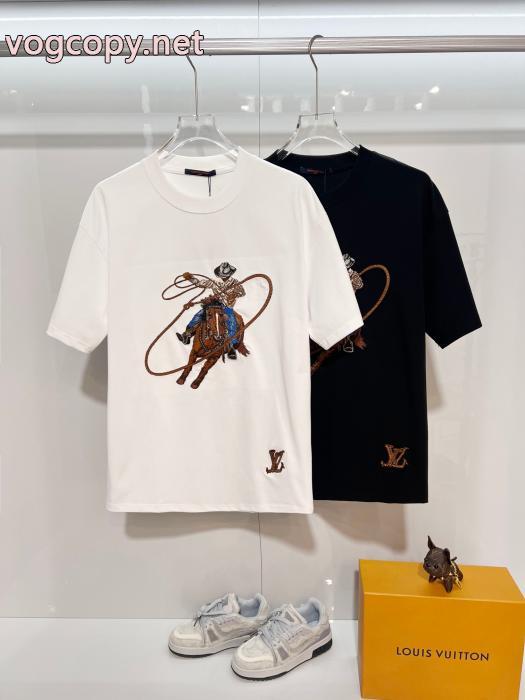 肌触りのいい   最新 話題沸騰中 超激安価格Tシャツブランド レプリカLOUIS VUITTON_0_2