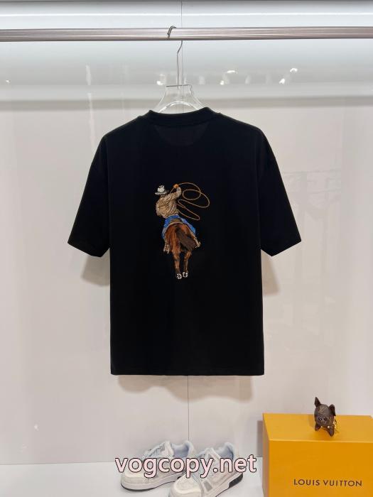 肌触りのいい   最新 話題沸騰中 超激安価格Tシャツブランド レプリカLOUIS VUITTON_0_4