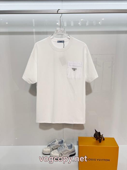激安 通販 ブランドプラダ人気爆発新作登場 クラシック 超人気高品質Tシャツ_0_0