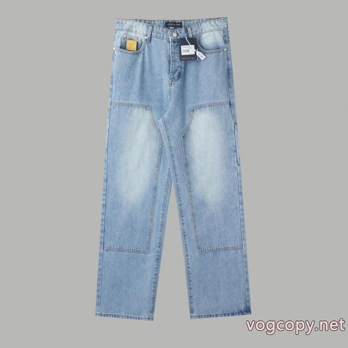 ブランド フェイクLOUIS VUITTON即完売必至 新作オシャレ 先行入荷ジーンズ_0_2