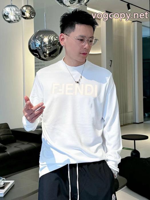 高級感を演出する 専門通販店 人気新作登場コピー ブランド 販売FENDI長袖Tシャツ_0_2