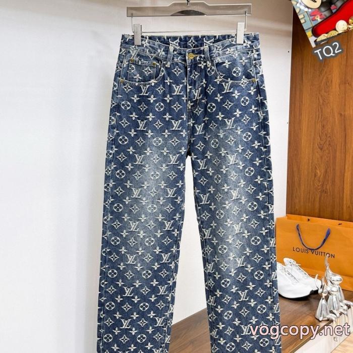 人気モデル愛用 軽くて嬉しい 毎シーズン人気が高い偽 ブランド 通販LOUIS VUITTONジーンズ_0_2