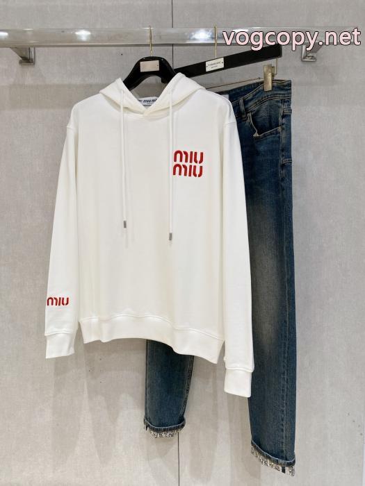 偽 ブランド 通販MIUMIUパーカー2026年NEWモデル 上品な印象に格上げ クリスマスプレゼントにも_0_4