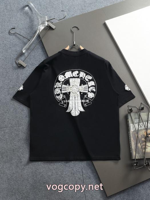 Tシャツ速達可　新作速乾超軽量 新作愛用セレブ多数 多用途スーパー コピーCHROME HEARTS_0_4