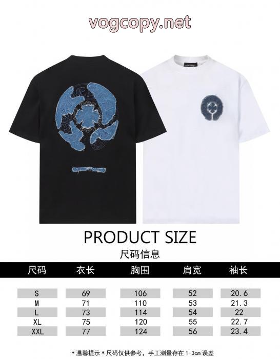 リッチな印象に 最終数量限り！ 素敵なデザインTシャツスーパー ブランド コピーCHROME HEARTS_0_1