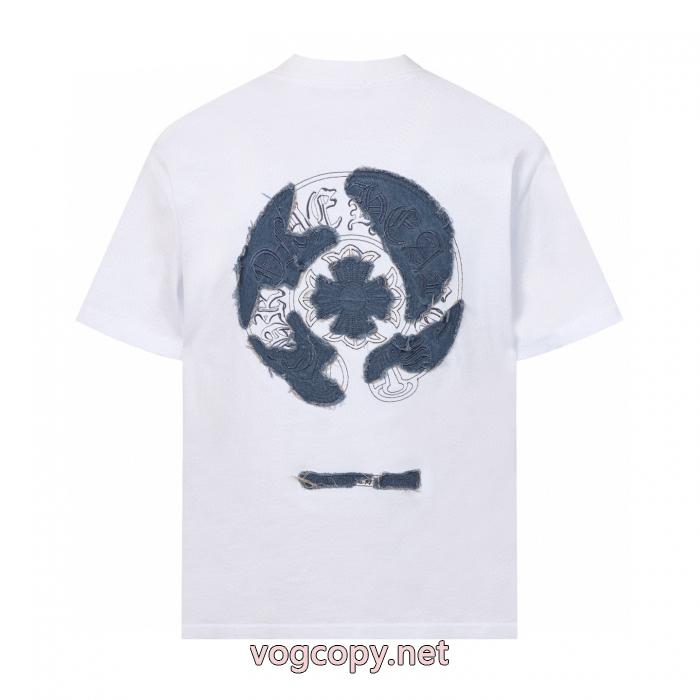 リッチな印象に 最終数量限り！ 素敵なデザインTシャツスーパー ブランド コピーCHROME HEARTS_0_4