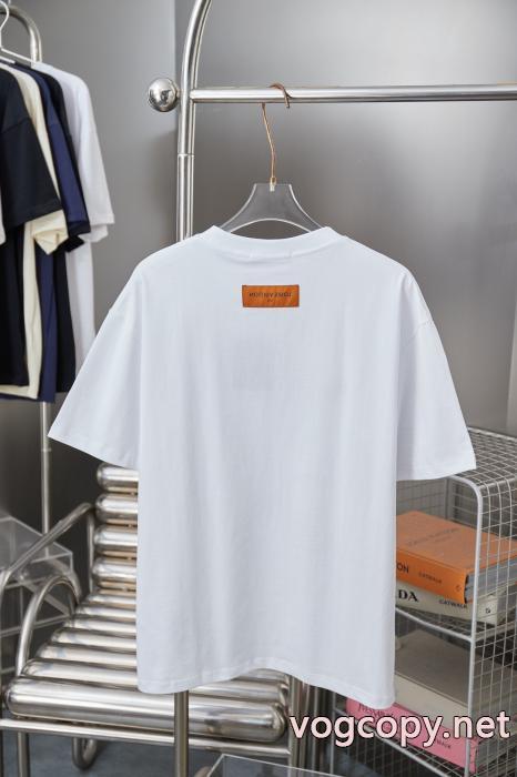 在庫確保済 新作お洒落☆ 品質感ブランド スーパー コピー 店舗LOUIS VUITTONTシャツ_0_2