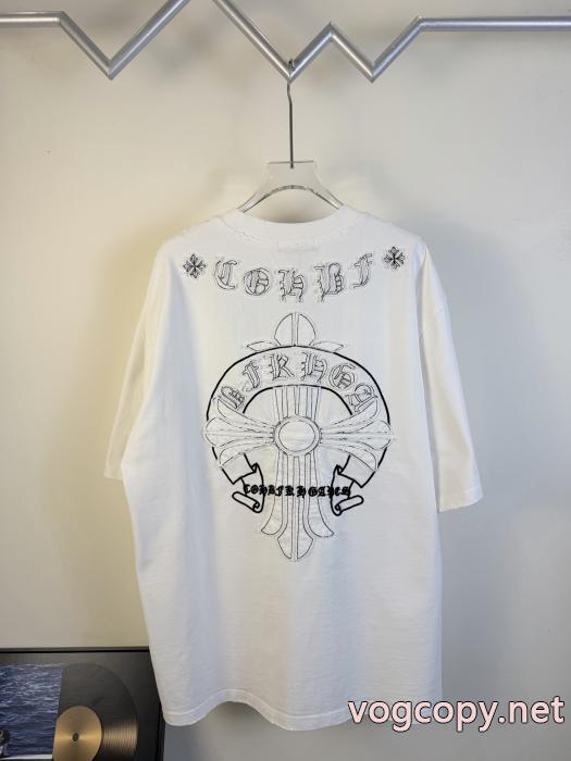 秋らしい繊細なアイテム 人気定番送料無料 軽快に着こなせるブランド 偽物 通販TシャツCHROME HEARTS_0_4