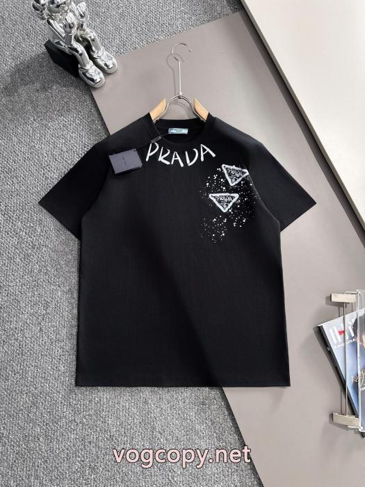 ブランド コピー 着払いPRADA洗練された雰囲気 男女共用 個性的なスタイリングTシャツ_0_2