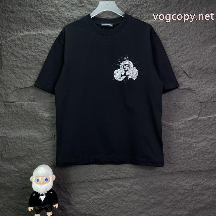 速達EMS便 魅力的な新作 洗練された雰囲気半袖Tシャツスーパー コピー 品CHROME HEARTS_0_0