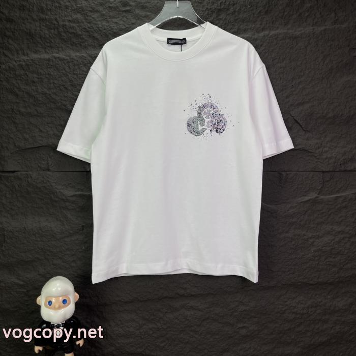 速達EMS便 魅力的な新作 洗練された雰囲気半袖Tシャツスーパー コピー 品CHROME HEARTS_0_3