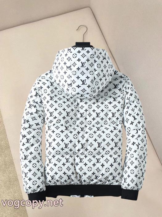 シンプルで合わせやすい 今年の流行りファション 高感度アイテムLOUIS VUITTONコピー 商品 通販ダウンジャケット_0_1