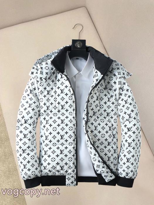シンプルで合わせやすい 今年の流行りファション 高感度アイテムLOUIS VUITTONコピー 商品 通販ダウンジャケット_0_3