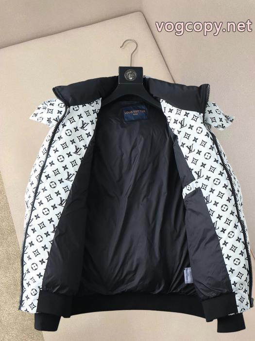 シンプルで合わせやすい 今年の流行りファション 高感度アイテムLOUIS VUITTONコピー 商品 通販ダウンジャケット_0_4
