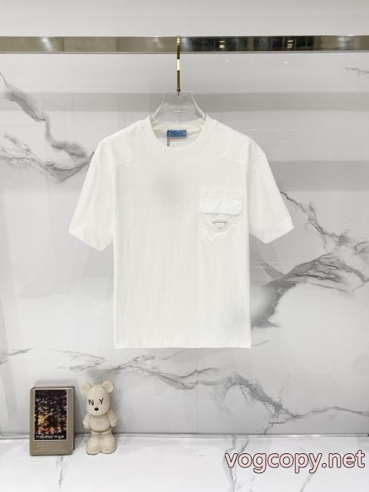 プラダTシャツ2026aw トレンド 海外限定評価いい 欧米韓流偽物 通販_0_3