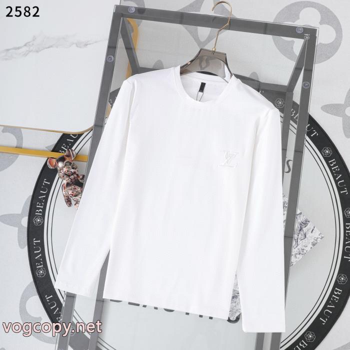 コピー ブランド 優良格上げ！ 抜群の存在感 大人の品漂うLOUIS VUITTON長袖Tシャツ_2_0