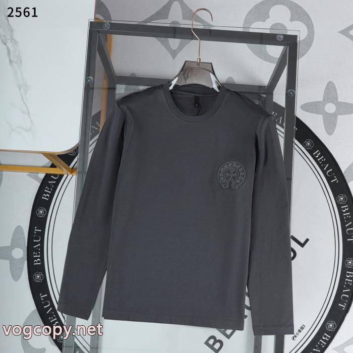 長袖TシャツCHROME HEARTS偽 ブランド 通販最新秋冬トレンドをチェック！2026-26秋冬 秋冬新作登場 冬の大人カジュアル_0_1