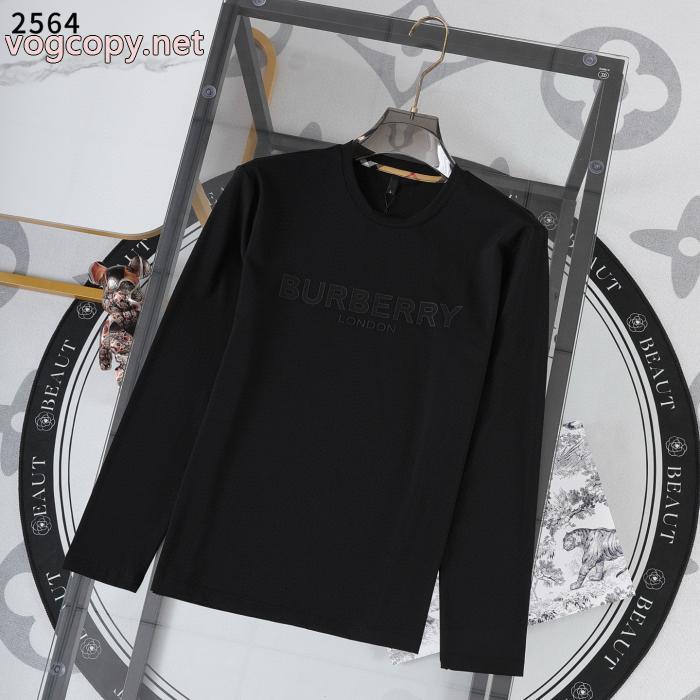 長袖Tシャツ優しげな高級人気色 国内より安く残り僅か 今人気の秘訣BURBERRY偽 ブランド 販売_0_0