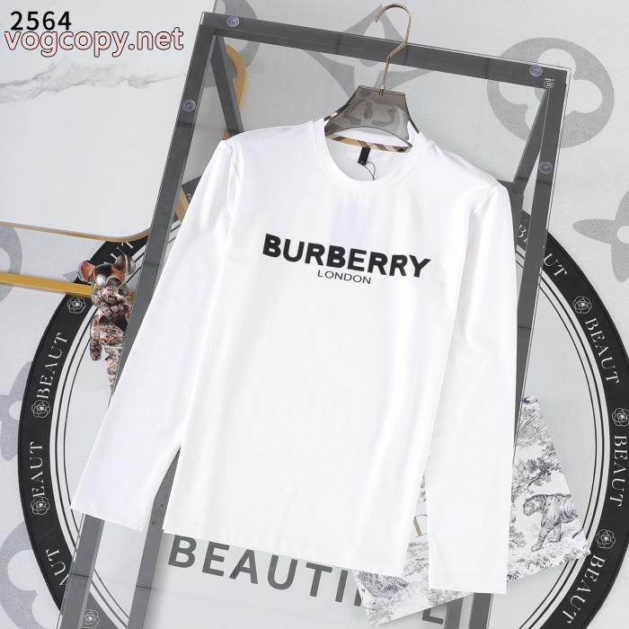 長袖Tシャツ優しげな高級人気色 国内より安く残り僅か 今人気の秘訣BURBERRY偽 ブランド 販売_0_2
