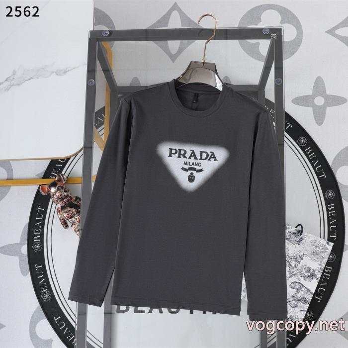 PRADAブランド コピー 専門店必要な一品 高い機能性 2026新入荷長袖Tシャツ_0_1