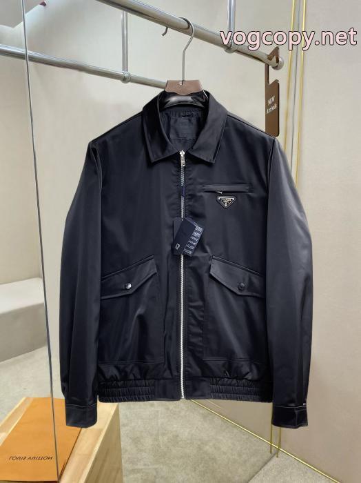 ジャケット高評価の人気品  高品質  手触りがいい激安 ブランドPRADA.._0_0