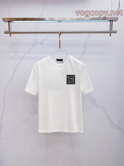 最安値正規品 カジュアルな雰囲気があり 海外超人気ブランド コピー 通販TシャツLOUIS VUITTON_0_2