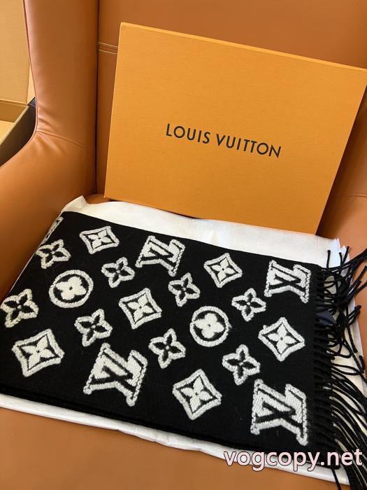 ブランド コピー 激安ルイ ヴィトンシンプルなデザイン 入手超困難 冬の王道適度な上品さマフラー.._0_1
