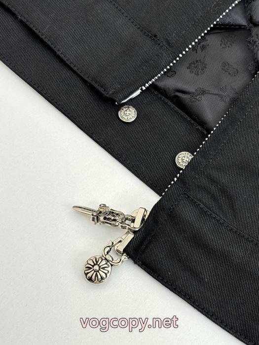 ジャケットCHROME HEARTS26秋冬最新モデル クラシックな雰囲気のトップス 個性的なデザイン スーパー コピー 通販_0_3