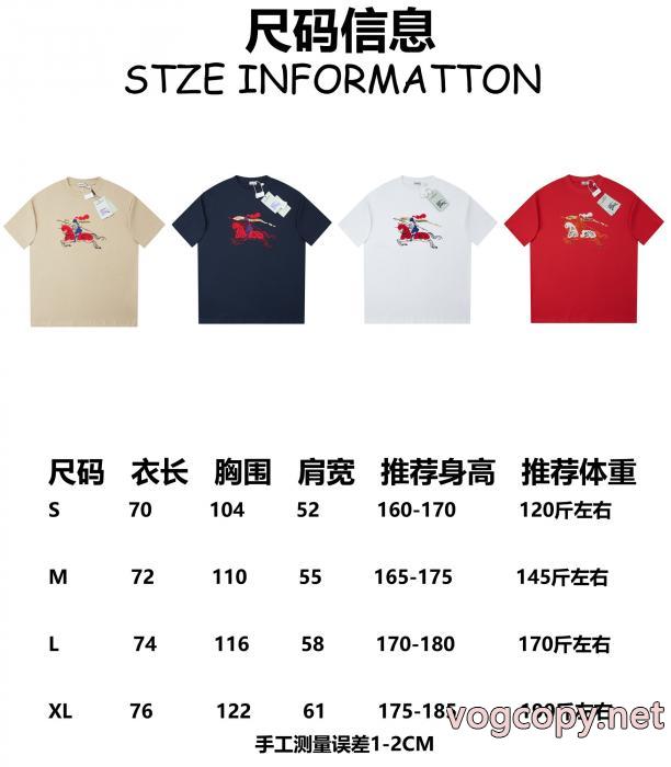 TシャツBURBERRY新作限定大人で素敵 超人気モデル 韓国の人気ブランド 品 スーパー コピー_0_0