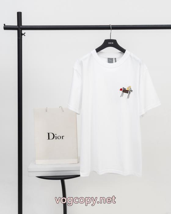シンプルなデザイン オススメ商品 高級素材DiorTシャツ偽物 通販_0_1
