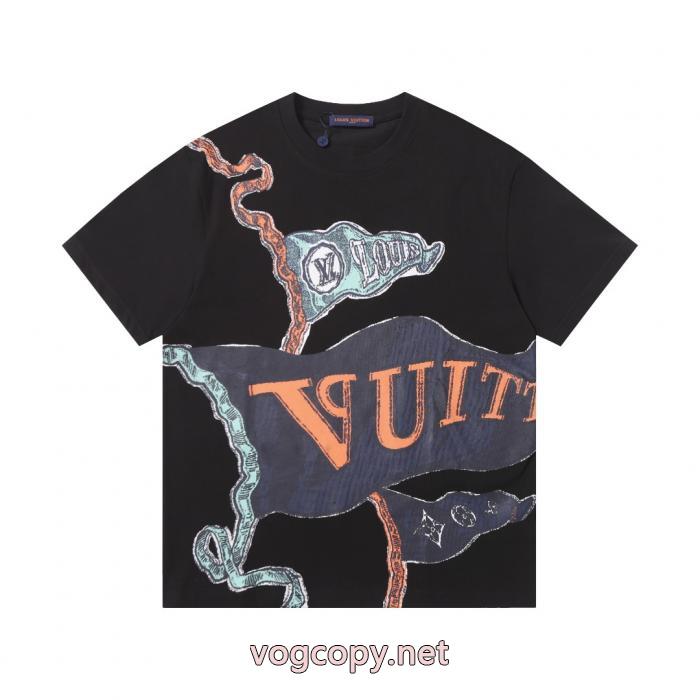 お洒落で人気アイテム VIPセールで奇跡 国内在庫有Tシャツ 2026ブランドコピーLOUIS VUITTON_0_0