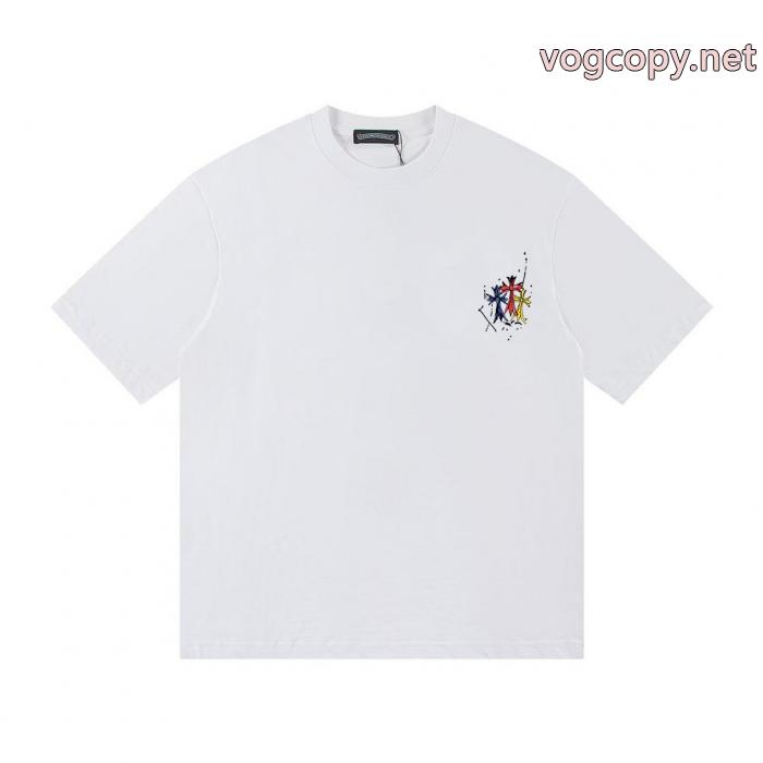 ブランド コピー 品人気モデル 流行り ファッション感満々TシャツCHROME HEARTS_0_2