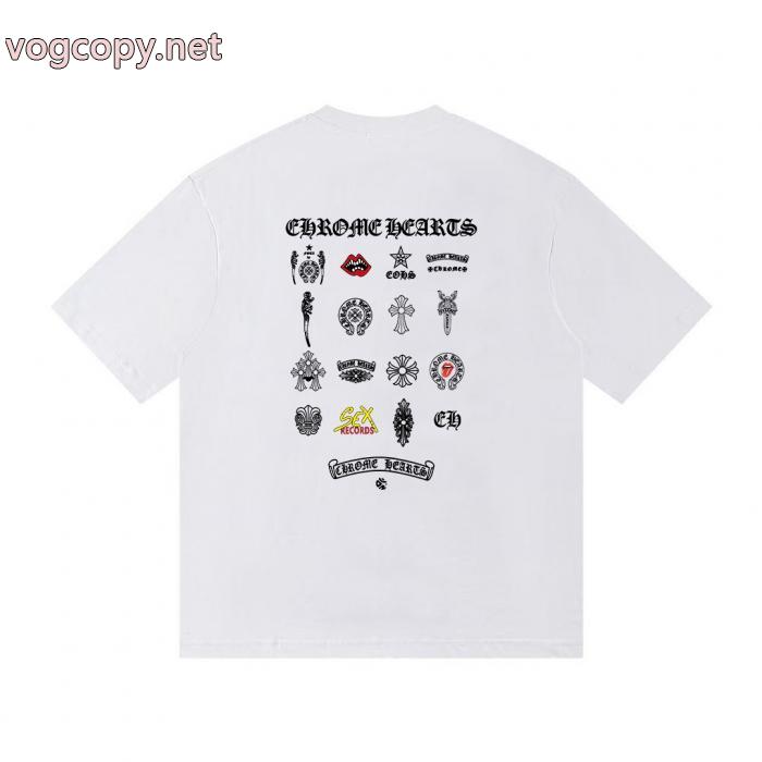 2026年人気の最新作 新作限定極上エレ女 綺麗なTシャツ偽物 ブランド 販売CHROME HEARTS_0_4