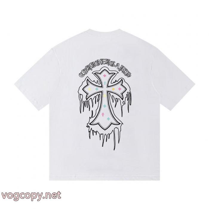 TシャツCHROME HEARTS顧客セール大特価 お洒落上級者にも 爽やかすぎない大人の印象にブランド 品 激安 通販_0_4