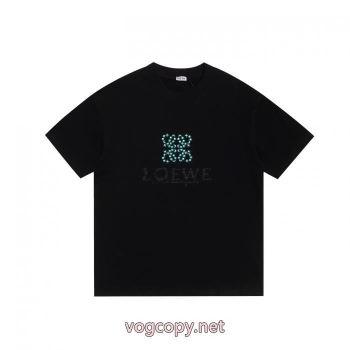 希少価値大 最新 話題沸騰中 上品保証ブランド 偽物Tシャツロエベ_0_2