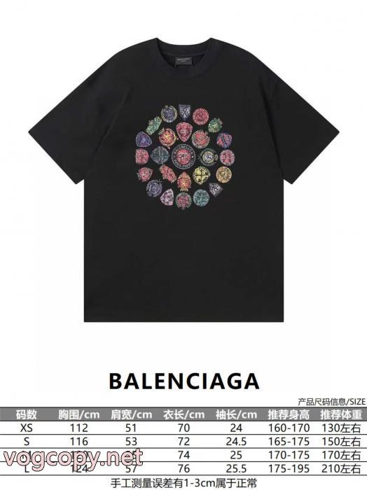 最も安いです 上品で優しい雰囲気に 抜群な通気性激安 ブランド半袖TシャツBALENCIAGA_0_3
