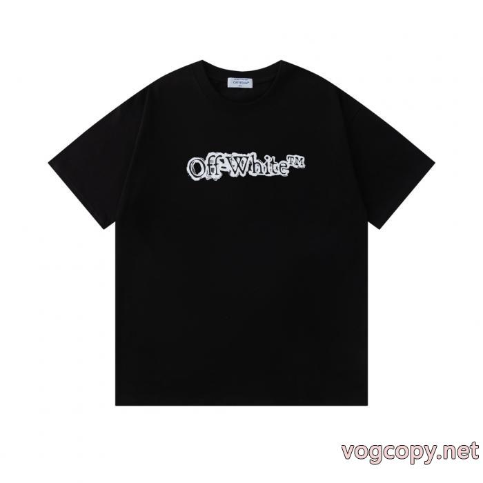 偽 ブランド新作追加! 2026限定 男女兼用に人気 清涼感あるカジュアル半袖TシャツOff-White_0_1