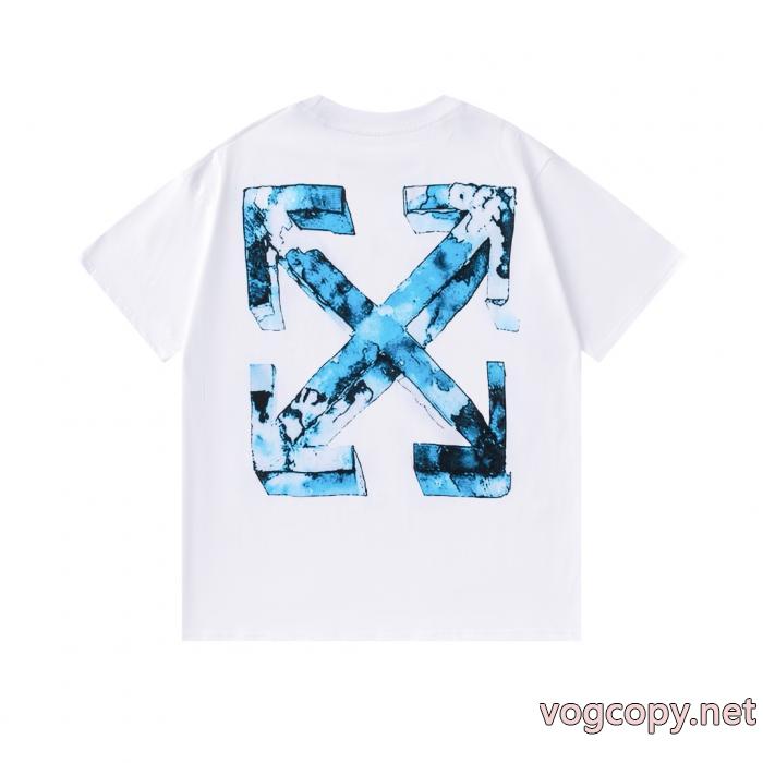 偽 ブランド新作追加! 2026限定 男女兼用に人気 清涼感あるカジュアル半袖TシャツOff-White_0_3