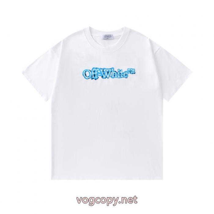 偽 ブランド新作追加! 2026限定 男女兼用に人気 清涼感あるカジュアル半袖TシャツOff-White_0_4