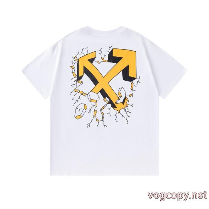 Off-White完売前に 主役級のアイテム 2026ss トレンド偽物 通販 半袖Tシャツ_0_4