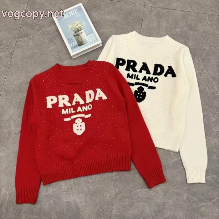 PRADA激安 通販 ブランド毎年爆発的人気 撥水素材 鮮度が手に入るセーター._0_3