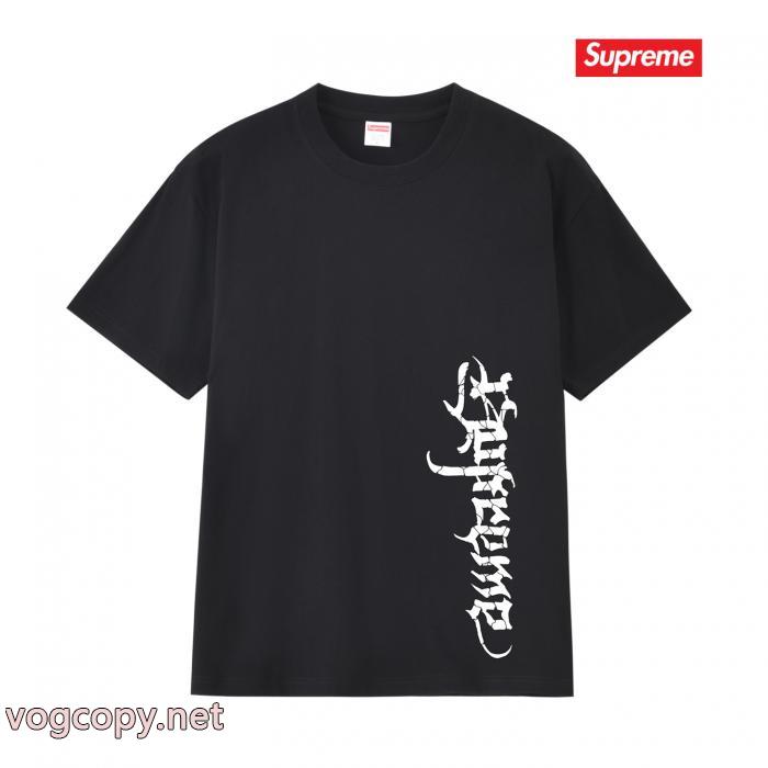 大人な印象が溢れ出る 新作限定 早い者勝ち HOT人気激安 ブランド半袖TシャツSUPREME_0_2