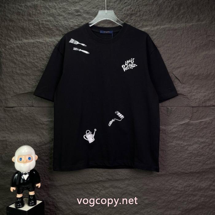 軽やかな印象 超激得格安 期間限定激安半袖TシャツLOUIS VUITTONブランド レプリカ_0_2