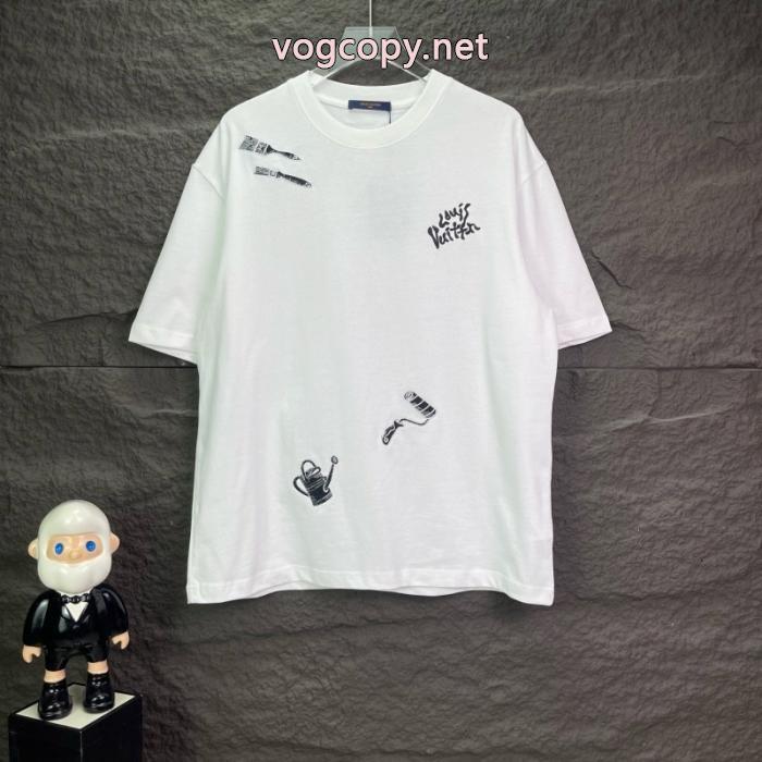 軽やかな印象 超激得格安 期間限定激安半袖TシャツLOUIS VUITTONブランド レプリカ_0_3