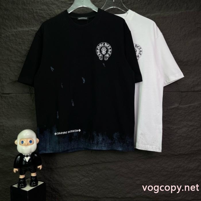 コピー 品 ブランド半袖TシャツCHROME HEARTS上質 大人気！ 上品でベーシック 新作追加_0_0