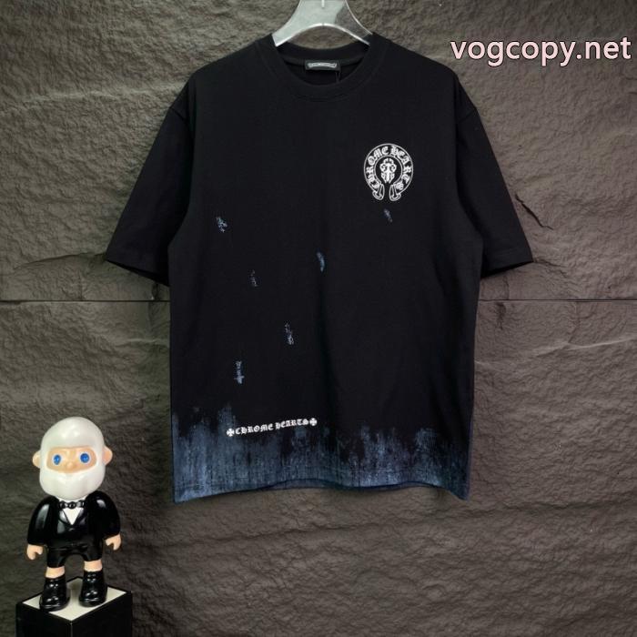コピー 品 ブランド半袖TシャツCHROME HEARTS上質 大人気！ 上品でベーシック 新作追加_0_1