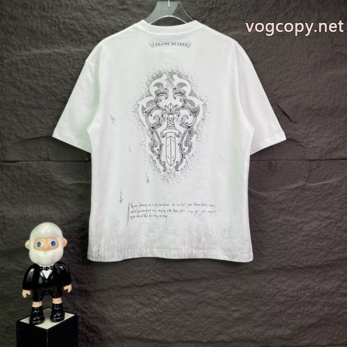 コピー 品 ブランド半袖TシャツCHROME HEARTS上質 大人気！ 上品でベーシック 新作追加_0_2