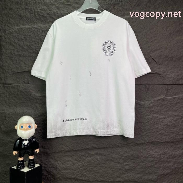 コピー 品 ブランド半袖TシャツCHROME HEARTS上質 大人気！ 上品でベーシック 新作追加_0_4