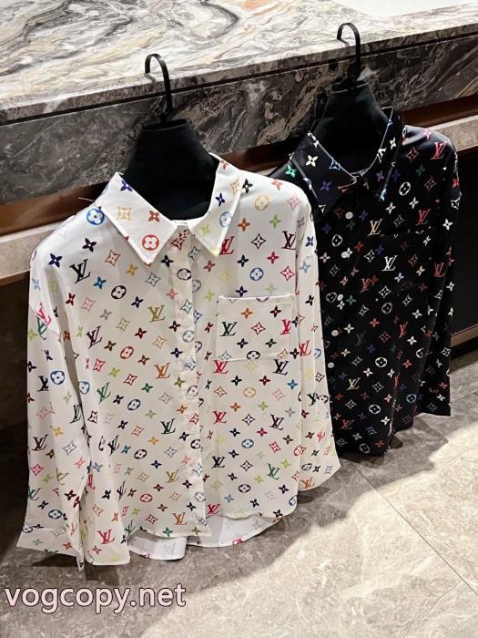 入手困難 全国無料得価 2026年秋冬長袖シャツブランド 通販 激安LOUIS VUITTON_0_1
